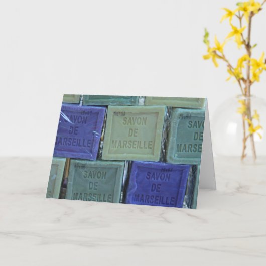 Savon de Marseille Kaart (Gele Bloem)