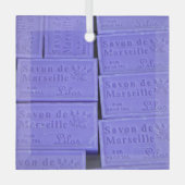 Savon de Marseille Lavender Soap Glas Ornament (Voorkant)