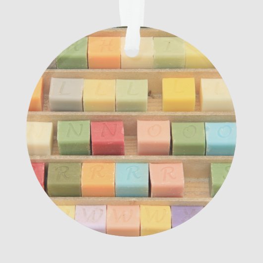 Savon de Provence - Traditionele Franse zeep Ornament (achterkant)