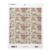 SAVON DELUXE - Etiket (Full Sheet)