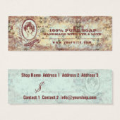 SAVON DELUXE - Label koopwaar Mini Visitekaartjes (Voorkant /achterkant)