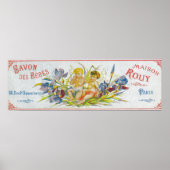 Savon Des Bebes Soap LabelParis, Frankrijk Poster (Voorkant)