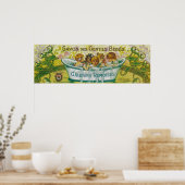 Savon Des Gentils bebes Soap Label Poster (Keuken)