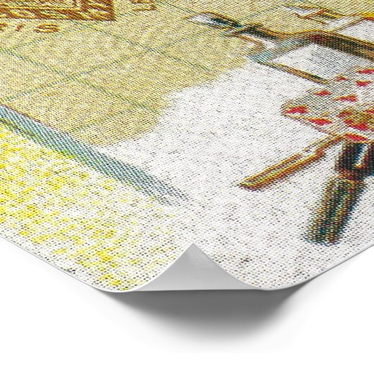 Savon Des Jolis Bebes Soap LabelParis, Frankrijk Poster (Hoek)