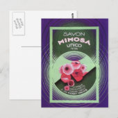 Savon Mimosa Unico 55 Briefkaart (Voorkant / Achterkant)