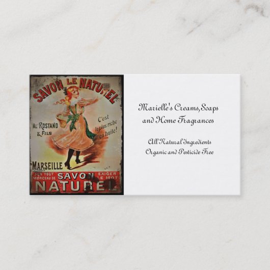  Savon Naturel Soaps Visitekaartje (Voorkant)
