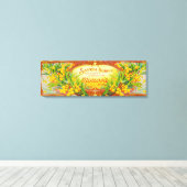 Savon Surfin Soap LabelParis, Frankrijk Canvas Afdruk (Insitu (Houten vloer))