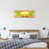 Savon Surfin Soap LabelParis, Frankrijk Canvas Afdruk (Insitu (Slaapkamer))