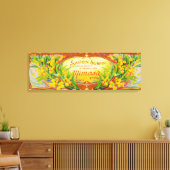 Savon Surfin Soap LabelParis, Frankrijk Canvas Afdruk (Insitu (Woonkamer))