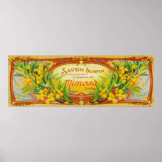 Savon Surfin Soap LabelParis, Frankrijk Poster (Voorkant)