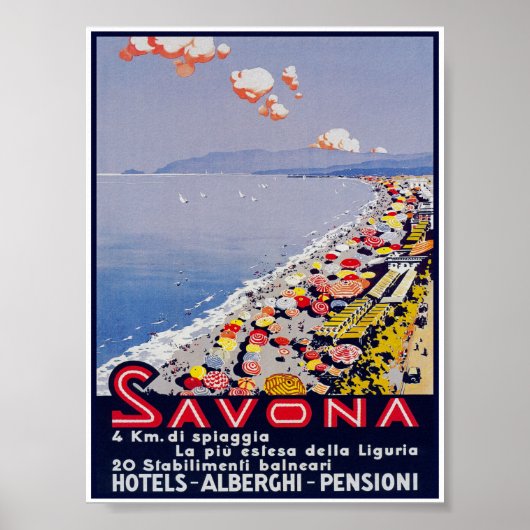 Savona Italië Poster voor reizen