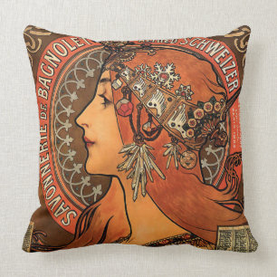 Savonnerie De Bagnolet door Mucha Kussen