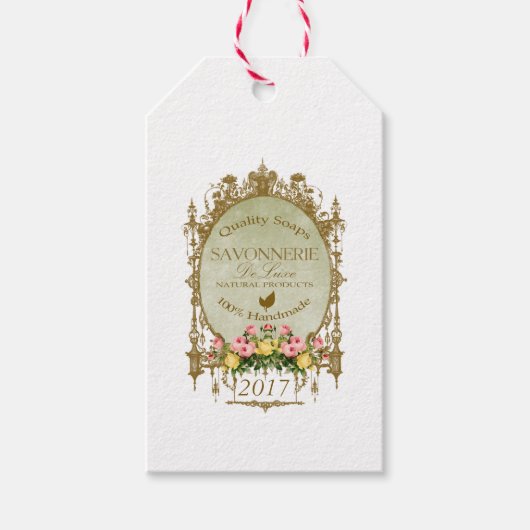 SAVONNERIE ~ Gift-, Price Label Cadeaulabel (Voorkant)