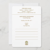 SAVONNERIE ~ Kaart voor uitnodiging (Achterkant)