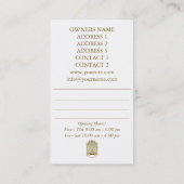 SAVONNERIE ~ Visitekaartje (Achterkant)