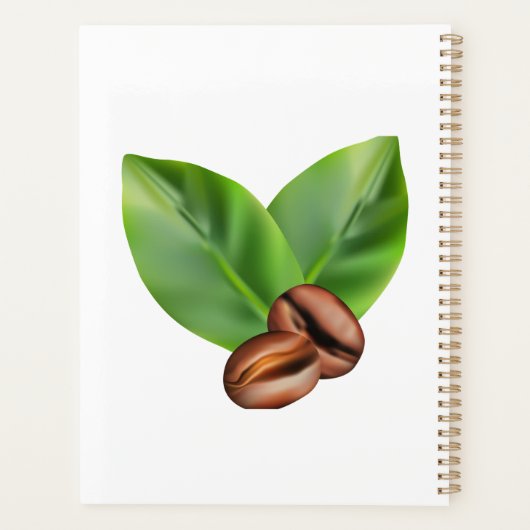 “Savor the Day” Coffee-Inspired  Planner (Achterkant)