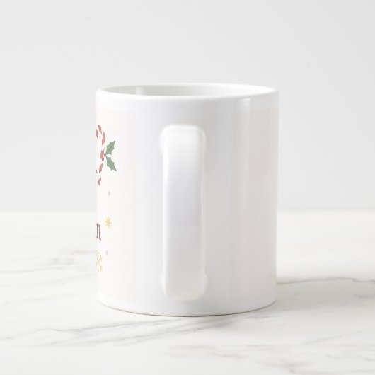 Savor the Season | Candy Cane Christmas Mug Grote Koffiekop (Achterkant)