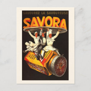 Savora Condition Advertisation Briefkaart