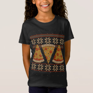 Savory Dish Pizza Lover Foodies Matchen Ugly Chri T-shirt