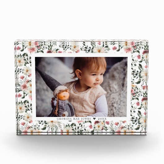 Savory Rustic Floral | Fotoblok (Voorkant)