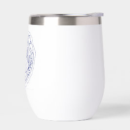 Savoy Blue Wine Tumbler