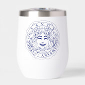 Savoy Blue Wine Tumbler (Voorkant)