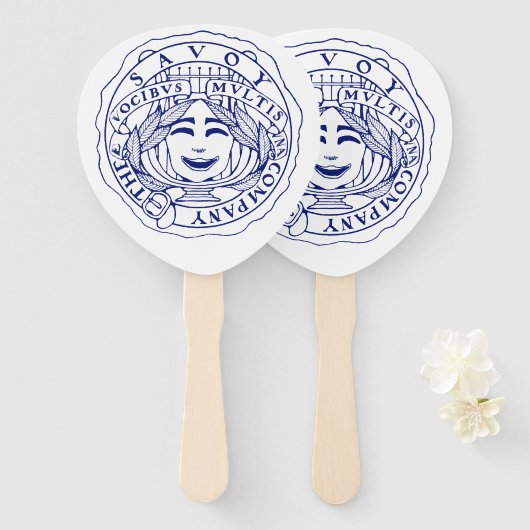 Savoy BlueFan Handwaaier (Voorkant en achterkant)