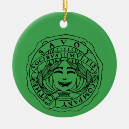 Savoy keramische ornament (Voorkant)