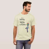 Savoy Kicks vs. Oversplits Uniseks T-shirt (Voorkant volledig)
