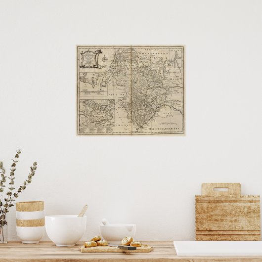 Savoy, Piemont, Montferrat Poster (Keuken)