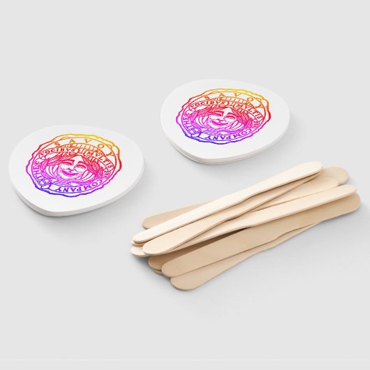 Savoy Rainbow Fan Handwaaier (Niet-gemonteerd)