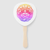 Savoy Rainbow Fan Handwaaier (Achterkant)