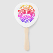 Savoy Rainbow Fan Handwaaier (Voorkant)