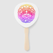 Savoy Regenboogwaaier Handwaaier (Achterkant)