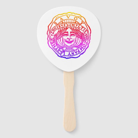 Savoy Regenboogwaaier Handwaaier (Voorkant)