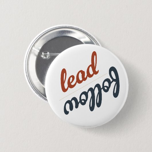 Savoy Swing Club Lead/Follow Buttonnen Ronde Button 5,7 Cm (Voorkant /achterkant)