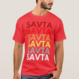 Savta Grandmoeder in Hebreeuwse Colorful Name for  T-shirt