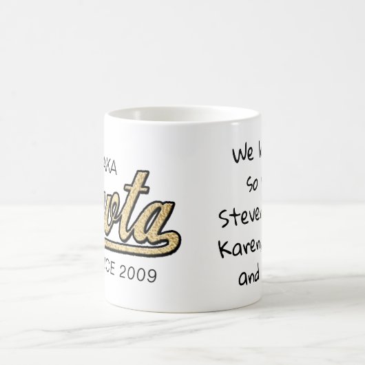 Savta/Hebreeuws oma Mok "AKA Savta Sindsdien..." (Center)