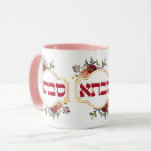 Savta - oma in het Hebreeuws Mok (Voorkant links)