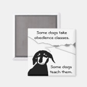 Savvy Sausage Wisdom - gehoorzaamheidslessen Magneet (Voorkant / Achterkant)