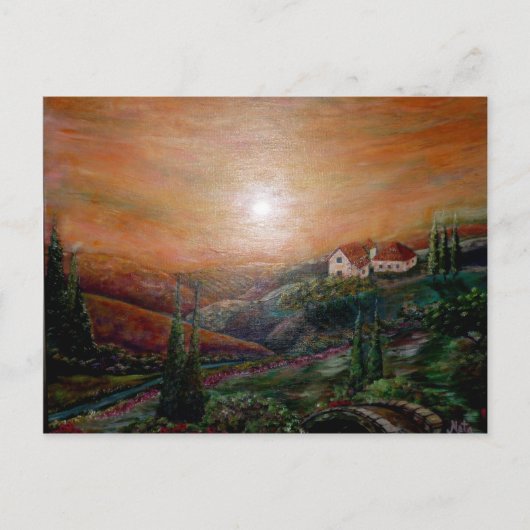 Savy's Toscane Briefkaart (Voorkant)