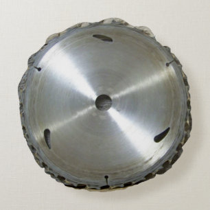 Saw Blade Pillow Rond Kussen