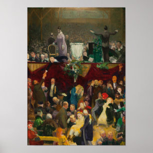 Saw Dust Trail beroemd gemaakt door George Bellows Poster