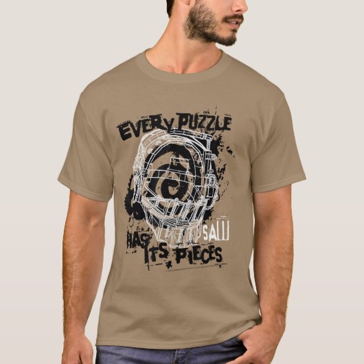Saw Every Puzzle Has Its Pieces Horror Movie retro T-shirt (Voorkant)