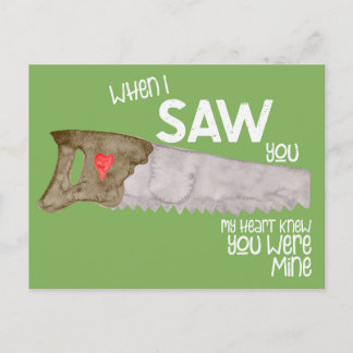 Saw Humor Valentijnsdag Briefkaart