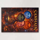 Saw in ritual celestial moon faces epic 1000 piece legpuzzel (Horizontaal)