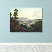 Saw Mill in Noorwegen, 1827 Canvas Afdruk (Insitu (Houten vloer))