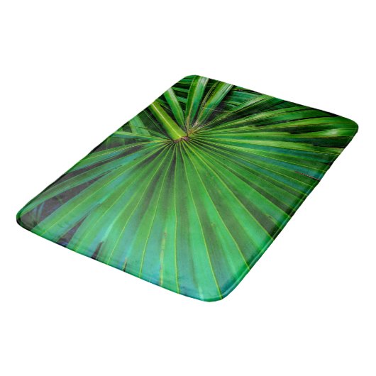Saw Palmetto Fan Bath Mat (Gekanteld)