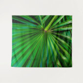 Saw Palmetto Fan Tapestry Wandkleed (Voorkant (horizontaal))