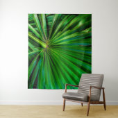 Saw Palmetto Fan Tapestry Wandkleed (In situ)
